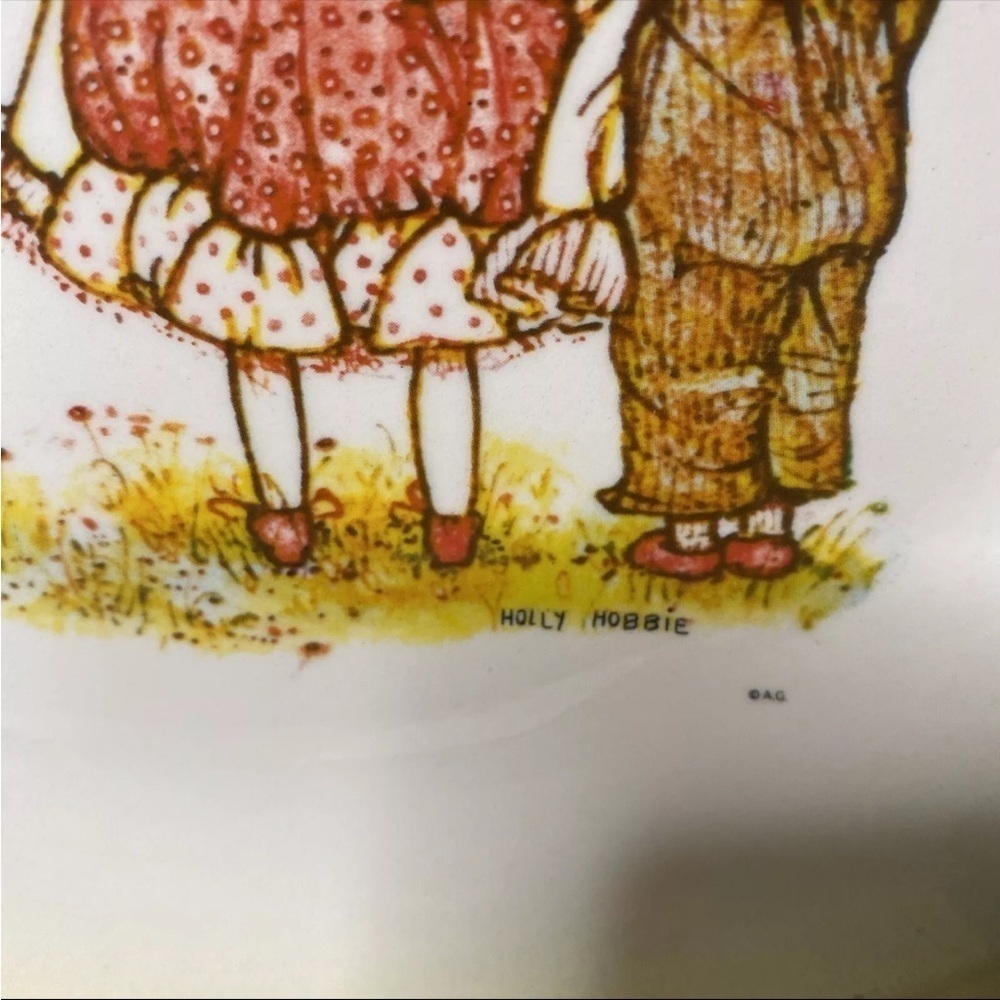 vintage Vintage (1970’s) Holly Hobbie Collector’s‎ Edition 10” Decorative Plate - Picture 5 of 6